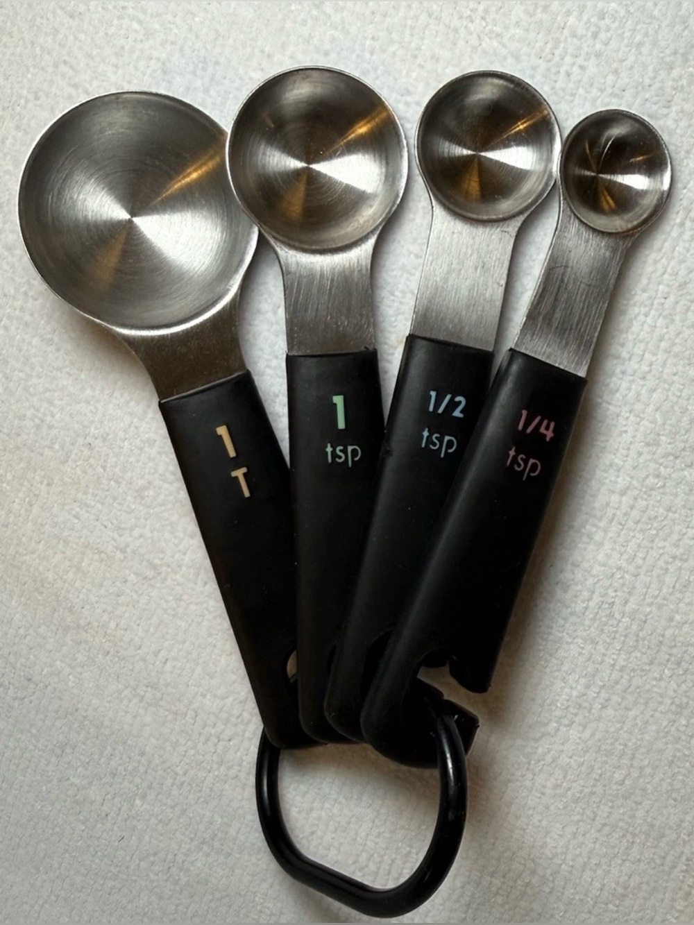 OXO SoftWorks Good Grips Set of 4 Stainless Steel Measuring Spoons